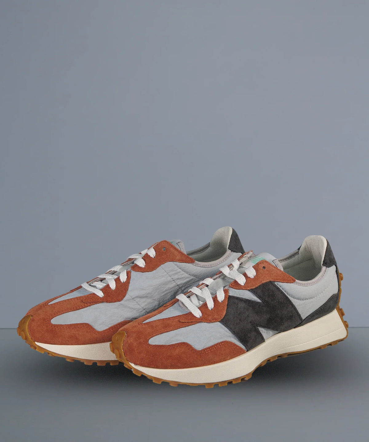 New Balance 327 оранжево-сірий