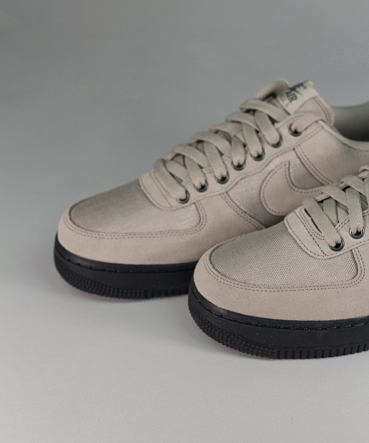 Nike Air Force 1 Low Light Grey & Black Cordura