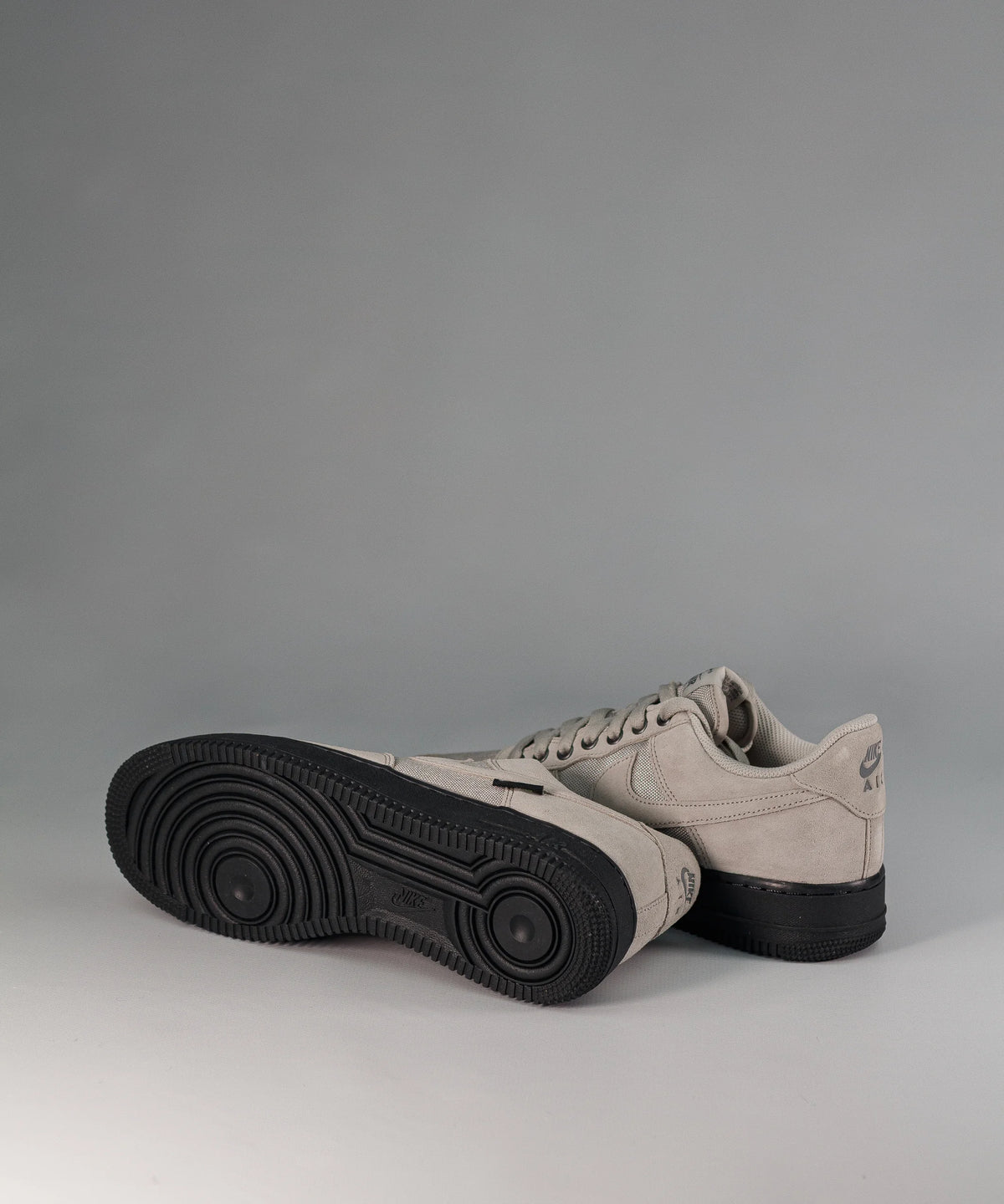 Nike Air Force 1 Low Light Grey & Black Cordura