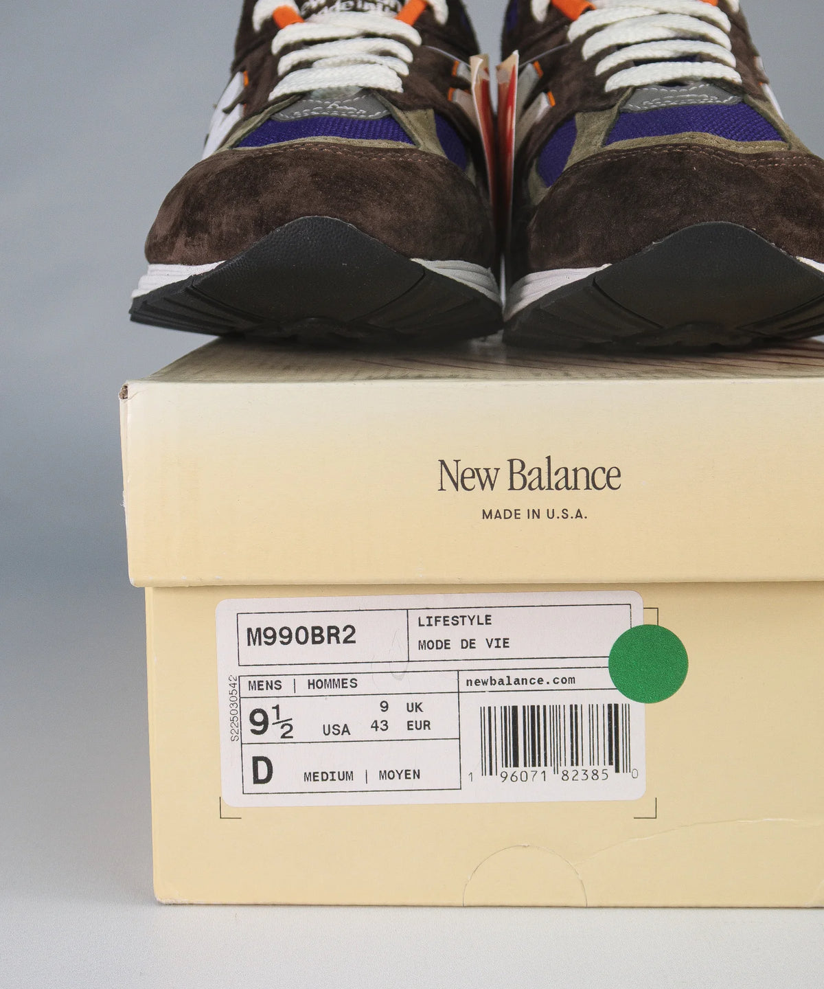 New Balance 990v2 Brown Made in USA