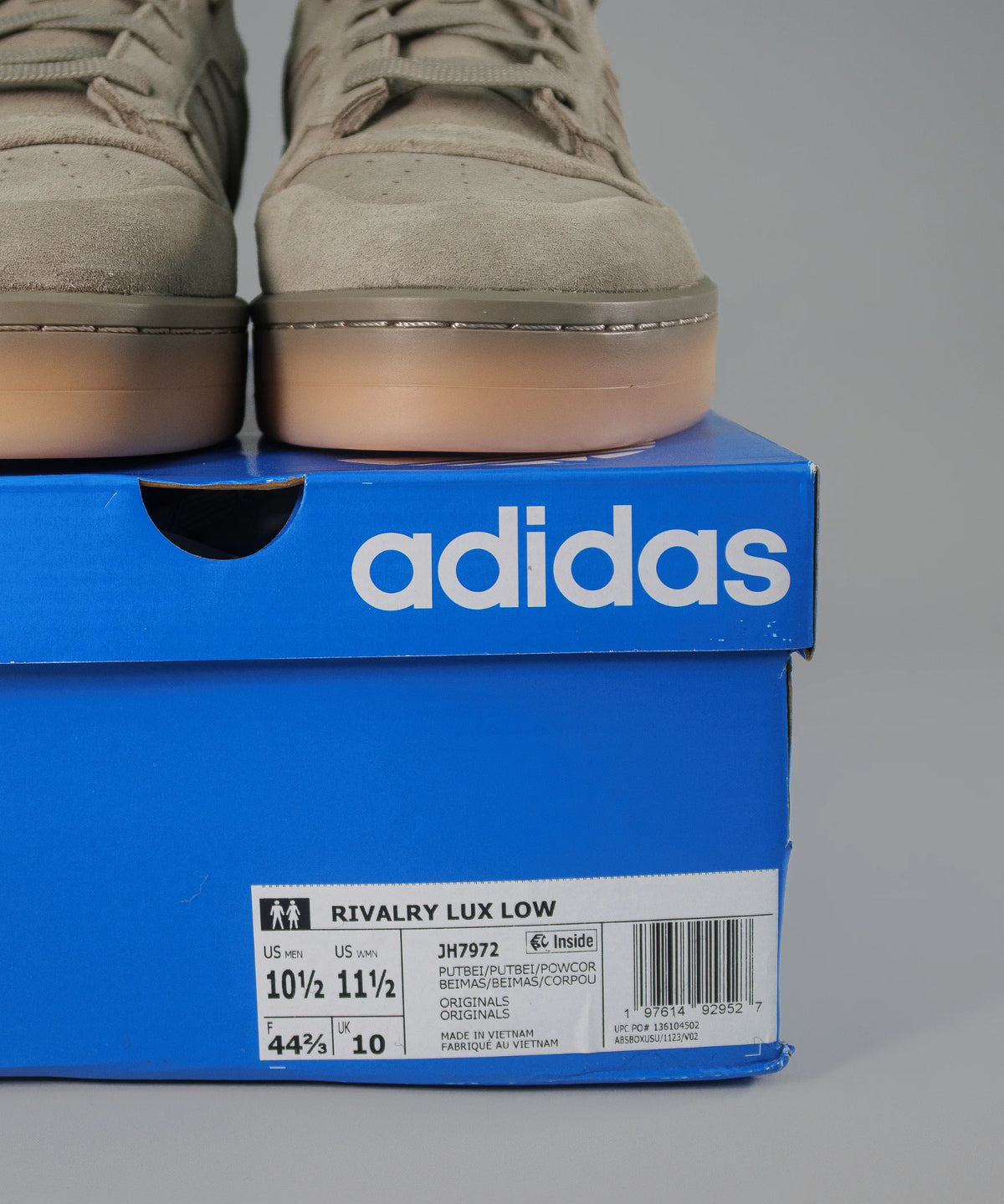 Adidas Rivalry Lux Low Putty Beige Suede Originals