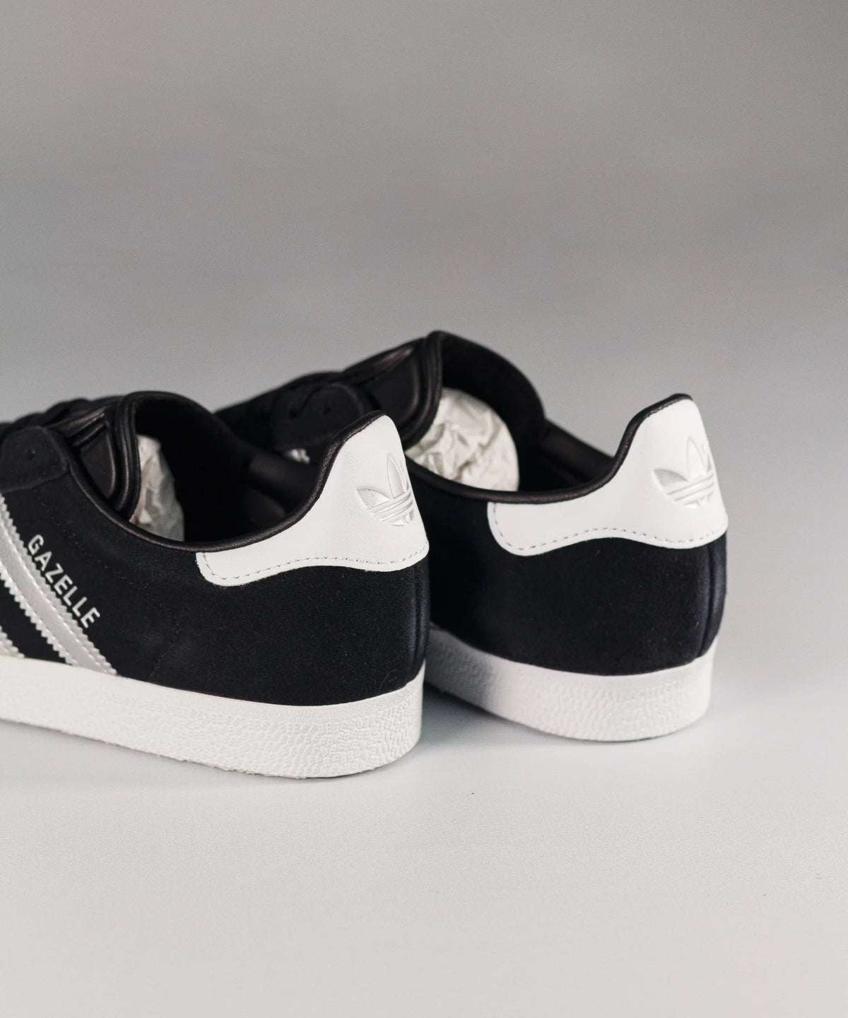 Adidas Originals Gazelle Black & Silver Wms