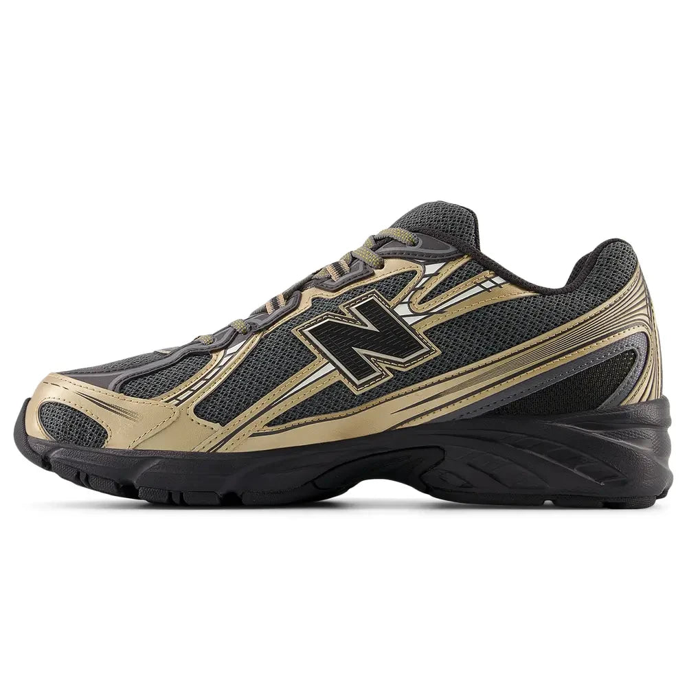 New Balance 740 Black Gold Cement Castlerock