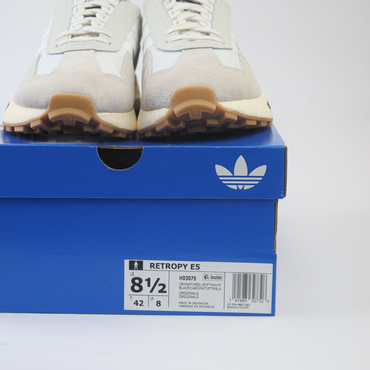 Adidas Retropy E5 Crystal White Gum