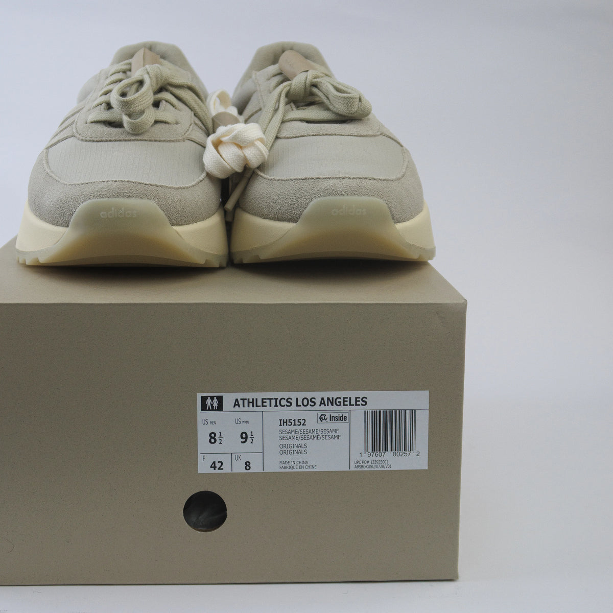 Adidas Fear of God Los Angeles Sesame Cream