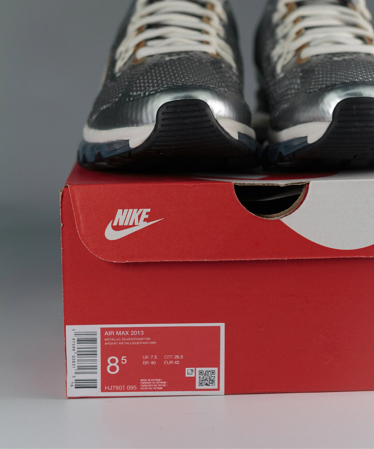 Nike Air Max 2013 Metallic Silver