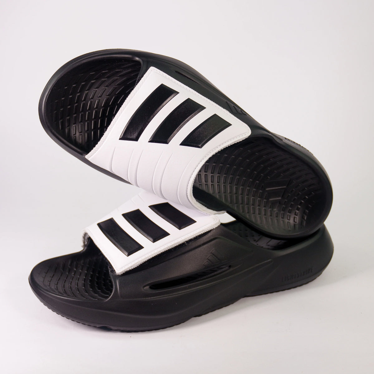 Тапочки Adidas Lightblaze Slides Black & White