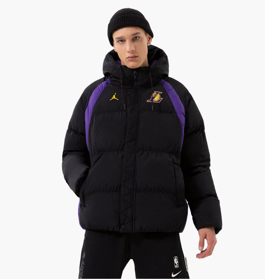 Пуховик Air Jordan Los Angeles Lakers Jacket Fill Courtside Stacked