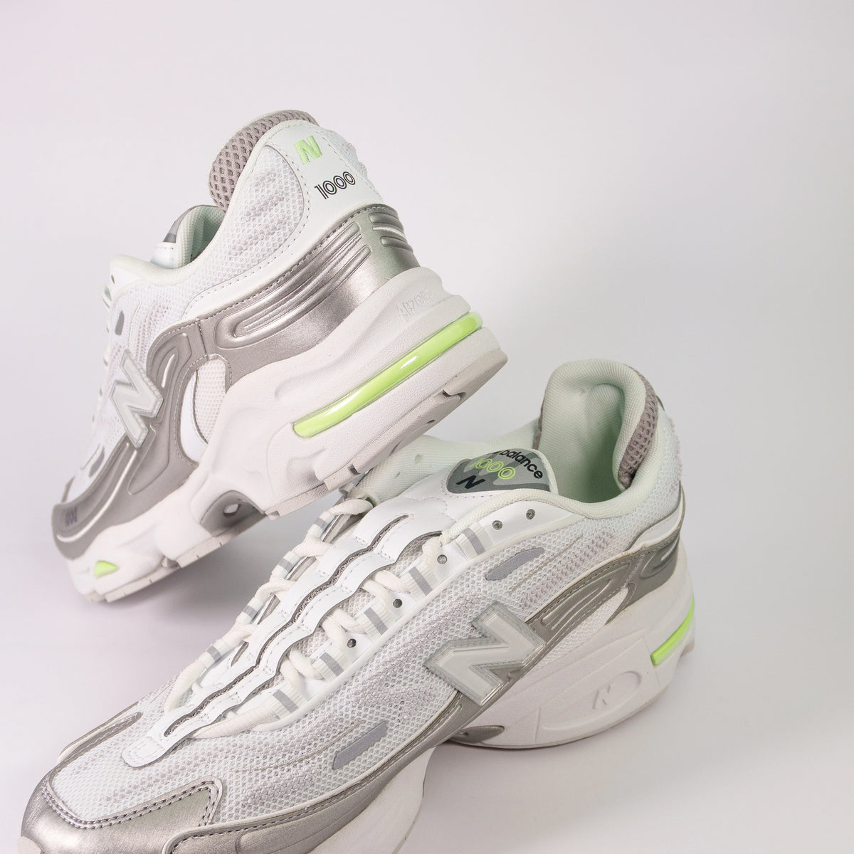 New Balance 1000D Silver Metallic Mint Flash
