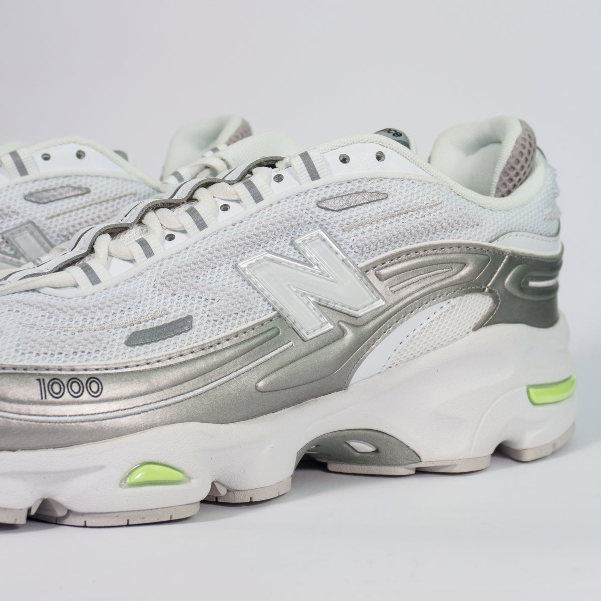 New Balance 1000D Silver Metallic Mint Flash