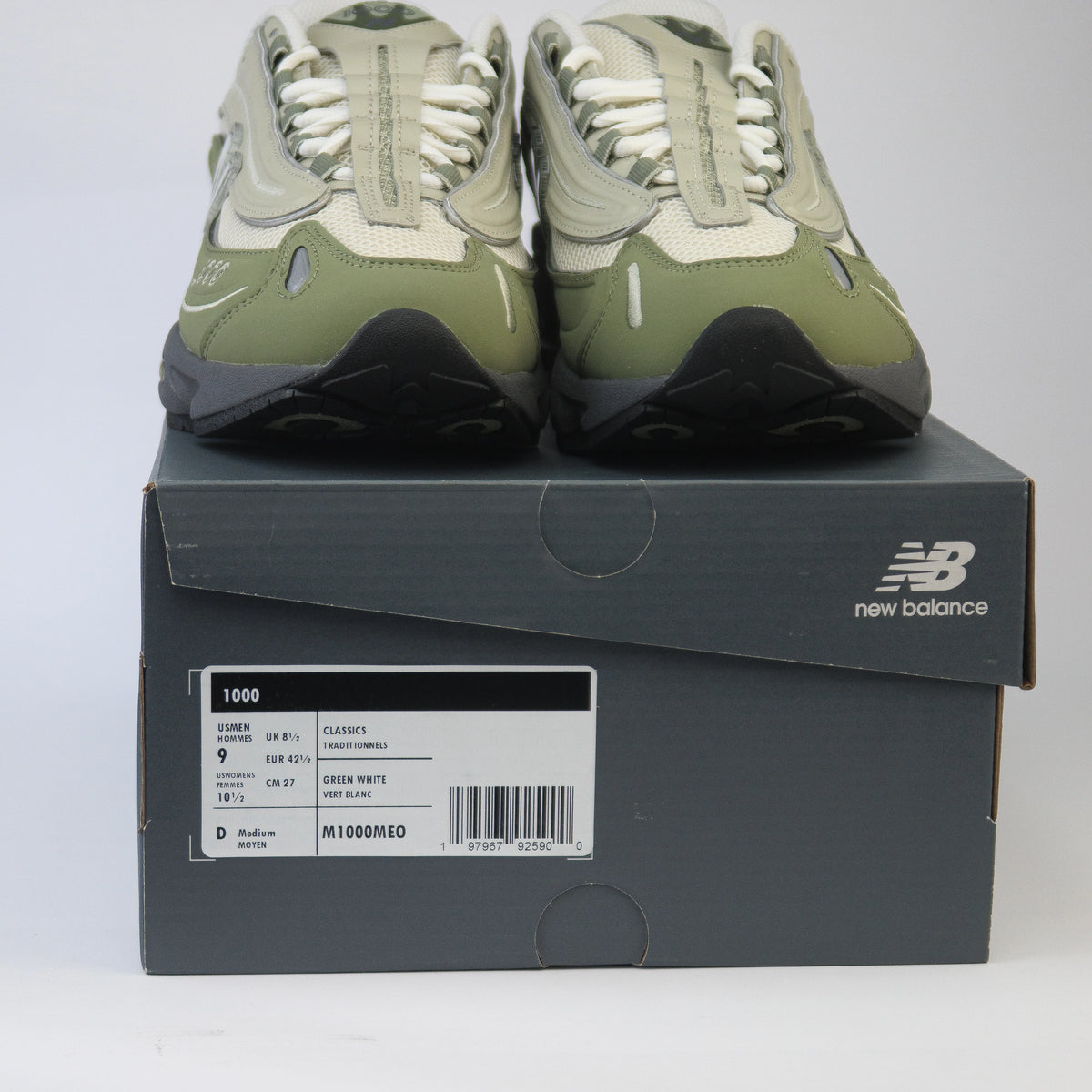 New Balance 1000 Olivine Sea Salt Green