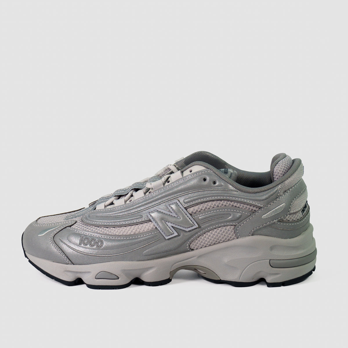 New Balance 1000 Reflective Pack Raincloud Grey — бічний профіль
