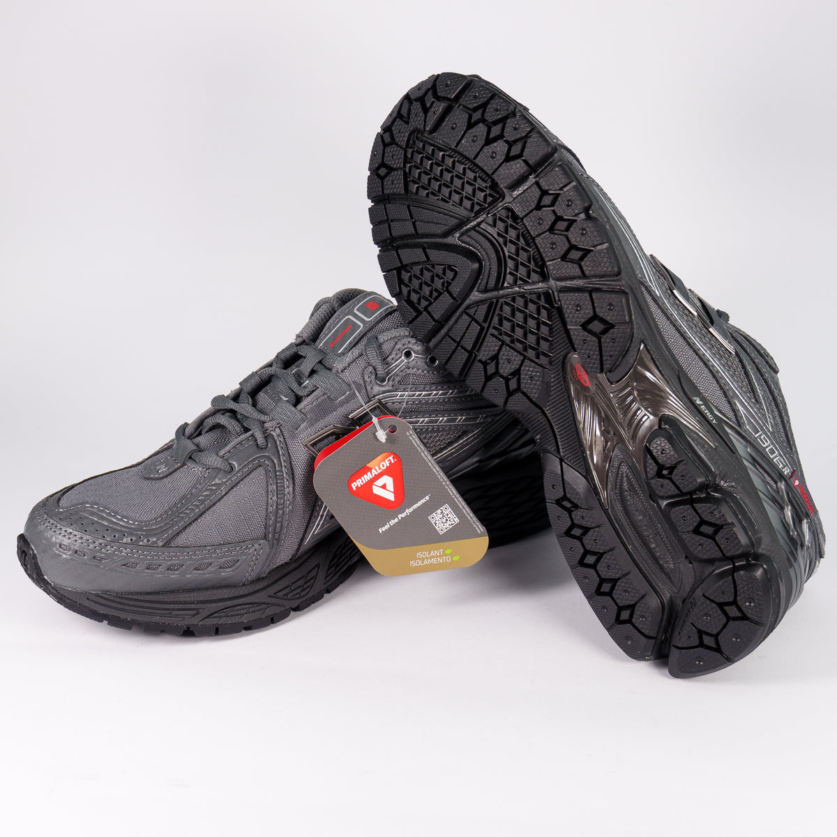 Чорна підошва New Balance 1906R Primaloft з протектором і бірка утеплювача Primaloft
